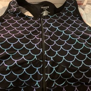 2pc Torrid Active set mermaid print